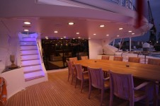 Yacht Devocean -  Upper Deck Al fresco Dining